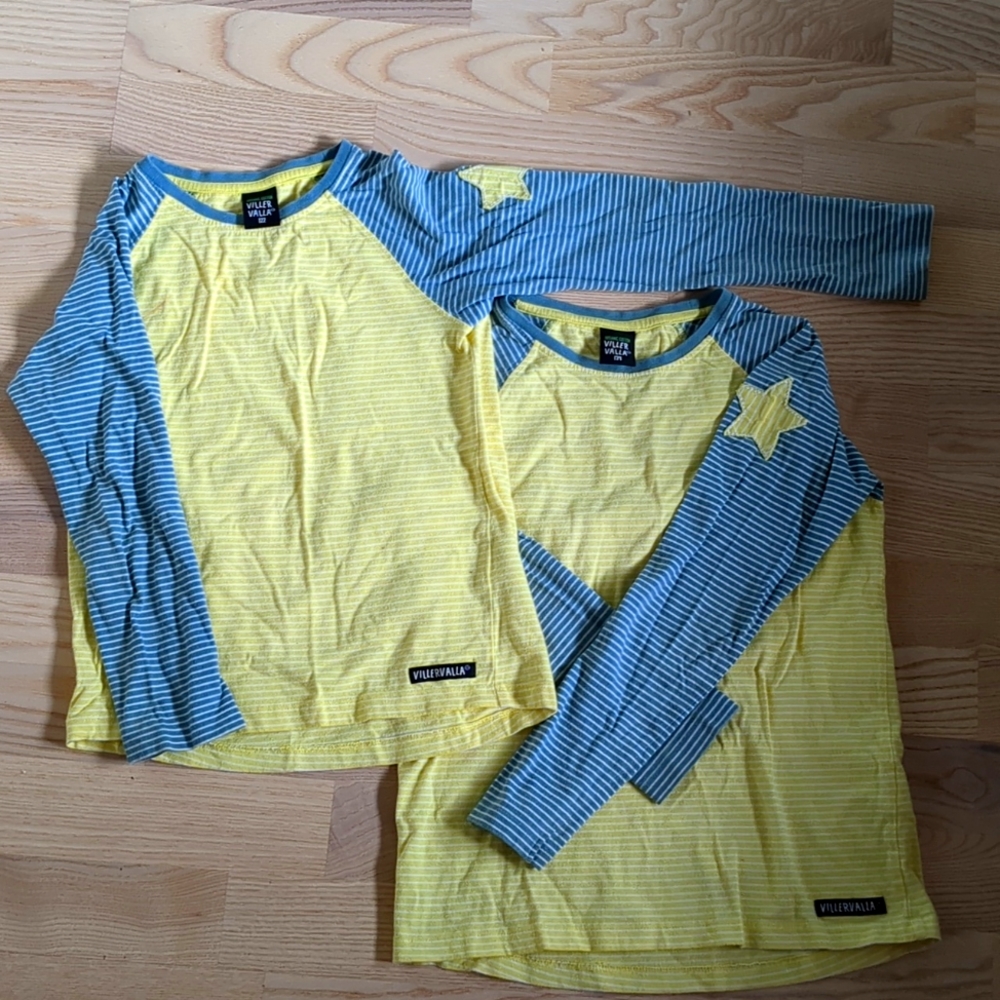 Two cute striped Tshirt from Villervalla